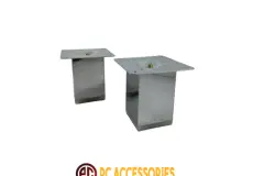 Aksesoris dan Peralatan Sofa Kaki Stainless Persegi 8cm 1 18