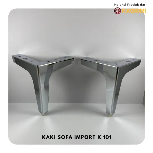 Aksesoris dan Peralatan Sofa Kaki Sofa K101 Stainless New Model 1 2