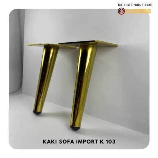 Aksesoris dan Peralatan Sofa Kaki Sofa K103 Stainless New Model 1 5